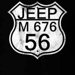 Highway Route Sign 1956 M 676 Distressed T Shirt