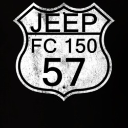 Highway Route Sign 1957 FC 150 Distressed T Shirt