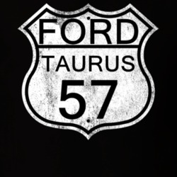 Highway Route Sign 1957 Taurus Distressed T Shirt