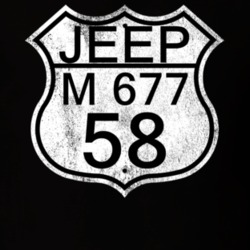 Highway Route Sign 1958 M 677 Distressed T Shirt