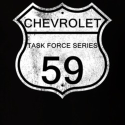 Highway Route Sign 1959 Chevy Task Force Series Distressed T Shirt