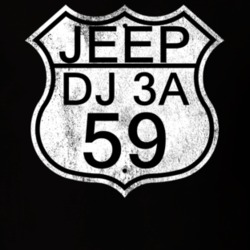 Highway Route Sign 1959 DJ 3A Distressed T Shirt