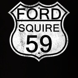 Highway Route Sign 1959 Squire Distressed T Shirt