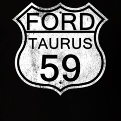 Highway Route Sign 1959 Taurus Distressed T Shirt