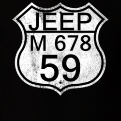 Highway Route Sign 1959 M 678 Distressed T Shirt