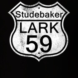 Highway Route Sign 1959 Studebaker Lark Distressed T Shirt
