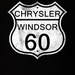 Highway Route Sign 1960 Chrysler Windsor Distressed T Shirt