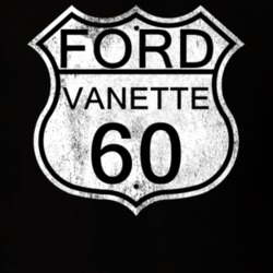 Highway Route Sign 1960 Vanette Distressed T Shirt