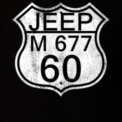Highway Route Sign 1960 M 677 Distressed T Shirt