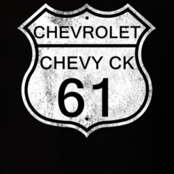 Highway Route Sign 1961 Chevy CK Distressed T Shirt