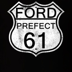Highway Route Sign 1961 Prefect Distressed T Shirt