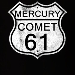 Highway Route Sign 1961 MERCURY COMET Distressed T Shirt