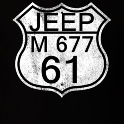 Highway Route Sign 1961 M 677 Distressed T Shirt