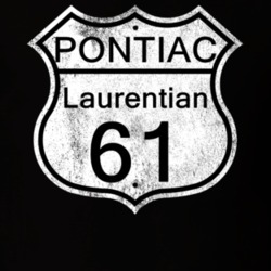 Highway Route Sign 1961 Pontiac Laurentian Distressed T Shirt