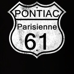 Highway Route Sign 1961 Pontiac Parisienne Distressed T Shirt