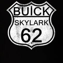 Highway Route Sign 1962 BUICK SKYLARK Distressed T Shirt