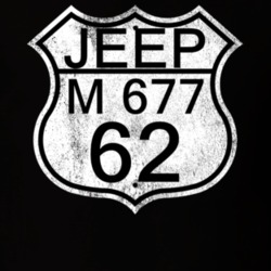 Highway Route Sign 1962 M 677 Distressed T Shirt