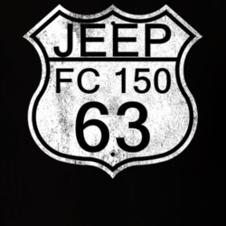 Highway Route Sign 1963 FC 150 Distressed T Shirt