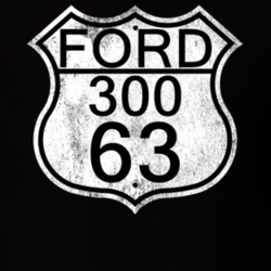 Highway Route Sign 1963 300 Distressed T Shirt