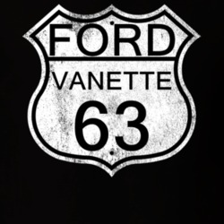 Highway Route Sign 1963 Vanette Distressed T Shirt