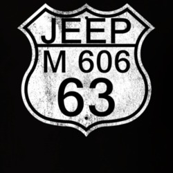 Highway Route Sign 1963 M 606 Distressed T Shirt