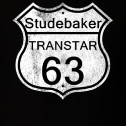 Highway Route Sign 1963 Studebaker Transtar Distressed T Shirt