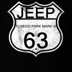 Highway Route Sign 1963 Tuxedo Park Mark III Distressed T Shirt