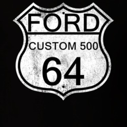 Highway Route Sign 1964 Custom 500 Distressed T Shirt