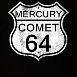 Highway Route Sign 1964 MERCURY COMET Distressed T Shirt