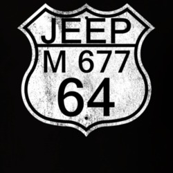 Highway Route Sign 1964 M 677 Distressed T Shirt