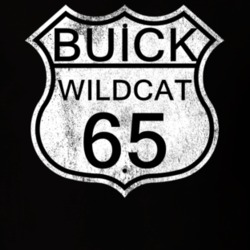 Highway Route Sign 1965 BUICK WILDCAT Distressed T Shirt
