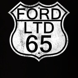 Highway Route Sign 1965 LTD Distressed T Shirt