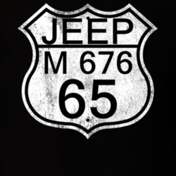 Highway Route Sign 1965 M 676 Distressed T Shirt