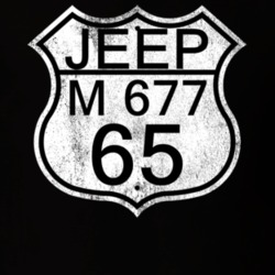 Highway Route Sign 1965 M 677 Distressed T Shirt