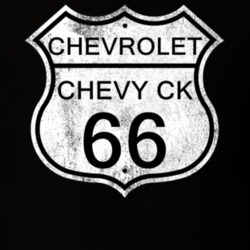 Highway Route Sign 1966 Chevy CK Distressed T Shirt
