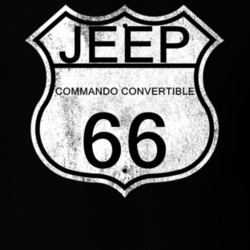 Highway Route Sign 1966 Commando Convertible Distressed T Shirt