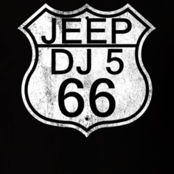 Highway Route Sign 1966 DJ 5 Distressed T Shirt