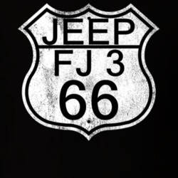 Highway Route Sign 1966 FJ 3 Distressed T Shirt