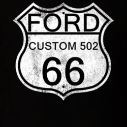 Highway Route Sign 1966 Custom 502 Distressed T Shirt