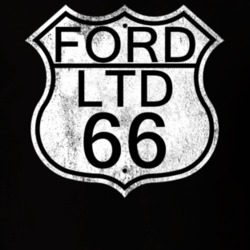 Highway Route Sign 1966 LTD Distressed T Shirt