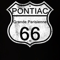 Highway Route Sign 1966 Pontiac Grande Parisienne Distressed T Shirt