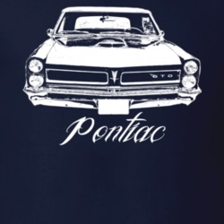 1965 Pontiac GTO Grill Model Name Dark Color Shirt