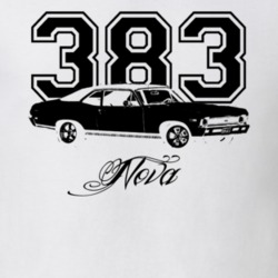 1968 Chevy Nova Side 383 Engine Size Model Name Light Shirt
