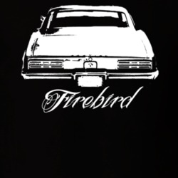 1968 Pontiac Firebird Rear View Model Name Dark Shirt
