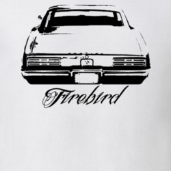 1968 Pontiac Firebird Rear View Model Name Light Shirt