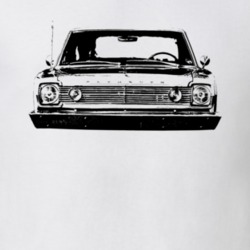 1966 Plymouth Belvedere Grill View Faded Look Light T Shirt