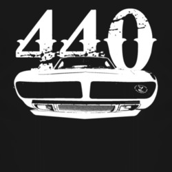 1970 Plymouth Superbird Grill View With Engine Size Faded Look Dark T 