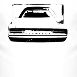 1970 Plymouth Superbird Rear View Faded Look Light T Shirt