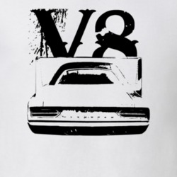 1970 Plymouth Superbird Rear View V8 Faded Look Light T Shirt