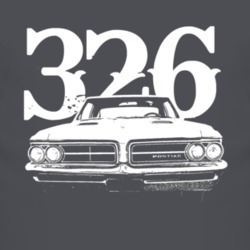 1964 Pontiac Le Mans Tempest Grill View With Engine Size Faded Look Da